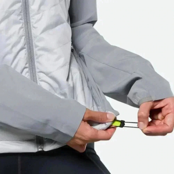 Women's Running Gray Jacket Small Nathan - Picture 3 of 8